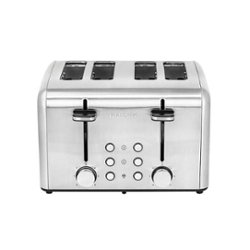 Kalorik - 4-Slice Toaster - Stainless Steel - Front_Zoom