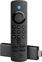 Amazon - Fire TV Stick 4K with Alexa Voice Remote, Dolby Vision, HD Streaming Media Player (includes TV controls) - Black - Front_Zoom