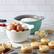 Alt View 13. KitchenAid - 3-Piece Mixing Bowl Set - Aqua, Gray & White.