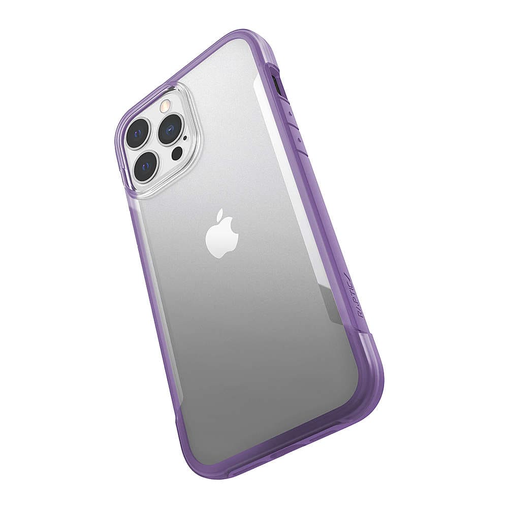 Best Buy Raptic Terrain For Iphone 13 Pro Max Iphone 12 Pro Max Purple Clear