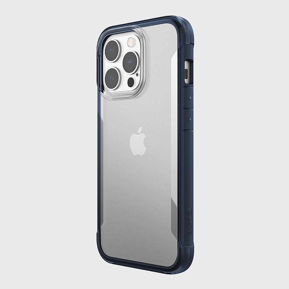 Left View: TUMI - iPhone 13 Pro Max Magnet Leather Case