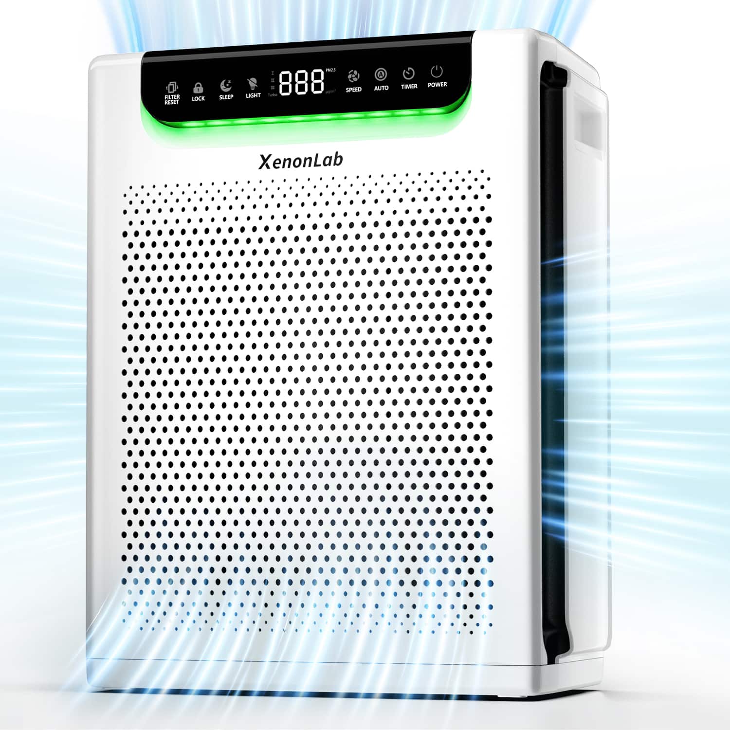 FILTER RESET  
LOCK  
SLEEP  
LIGHT  
SPEED  
AUTO  
TIMER  
POWER  

XenonLab