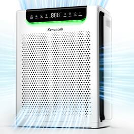 Xenonlab - Air Purifier for Home Bedroom Large Room Covers Up to 2600 Sq Ft with Air Quality Monitor - White