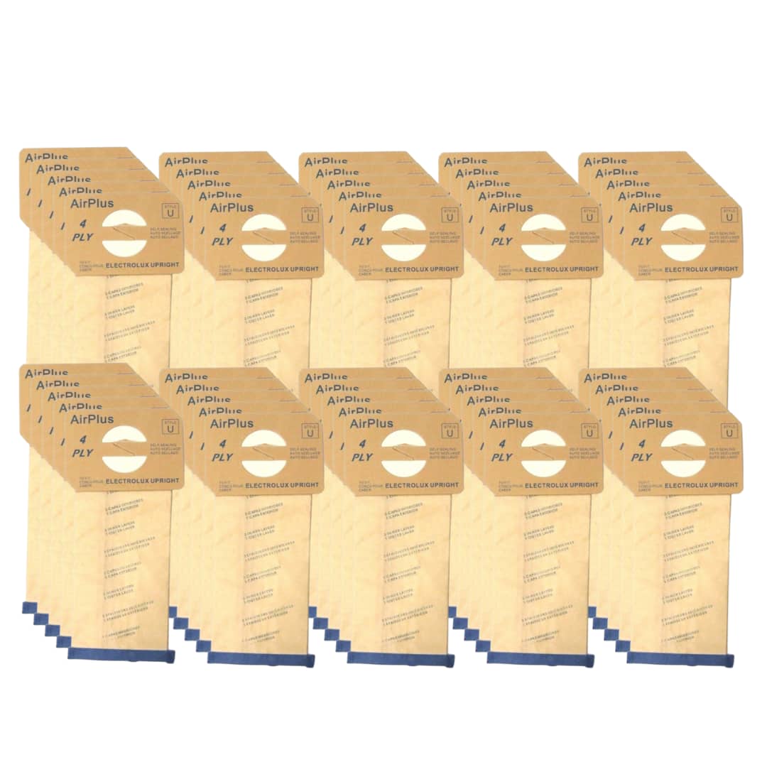 EnviroCare - 60 Electrolux Style U Upright Vacuum Bags – Replaces 62100, 6210010, 103483