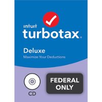 TurboTax - Deluxe 2021 Federal Only + E-File - Front_Zoom