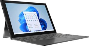 Lenovo - IdeaPad Windows Duet 3i - 10.3" (1920x1200) Touch 2-in-1 Tablet - Celeron N4020 - 4GB RAM - 128GB eMMC - with Keyboard - Graphite Grey - Front_Zoom