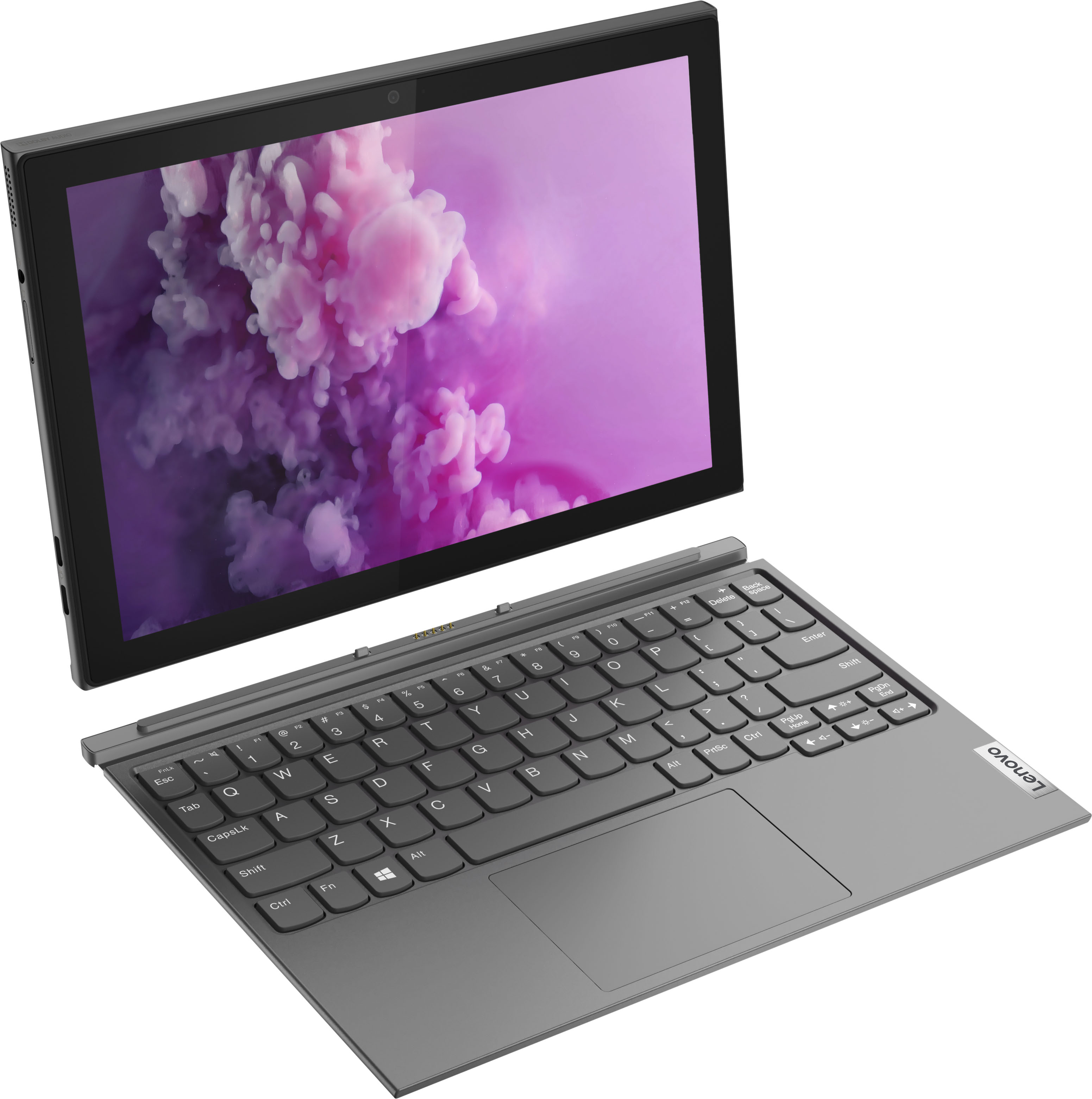 Lenovo Tablet Duet 3i 2022, pantalla táctil FHD de 10.3 pulgadas, Intel  Celeron N4020, memoria 4G, 64 GB eMMC, Windows 11 S, teclado incluido, gris