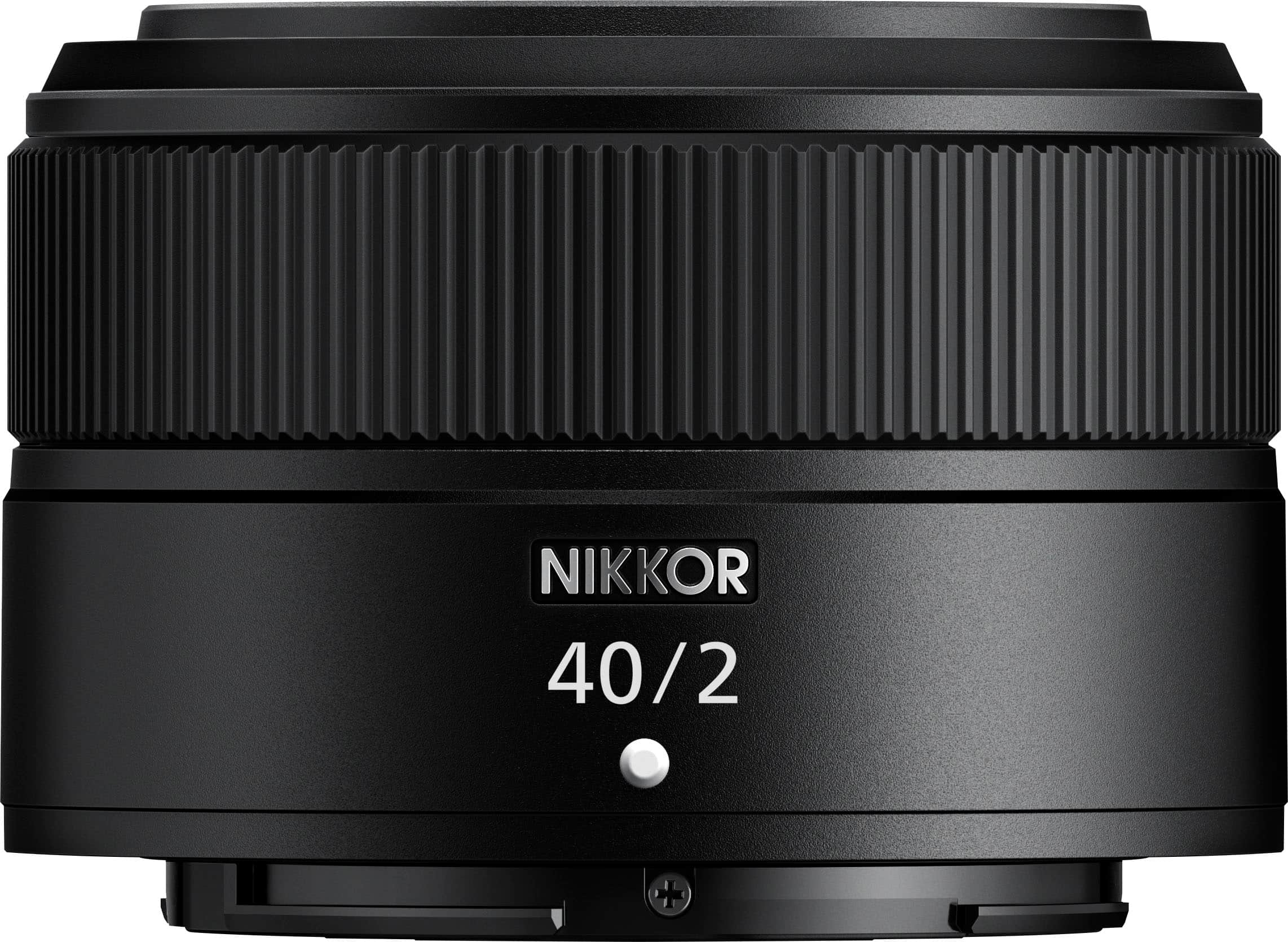 Front. Nikon - NIKKOR Z 40mm f/2 Standard Prime Lens for Nikon Z Cameras - Black.