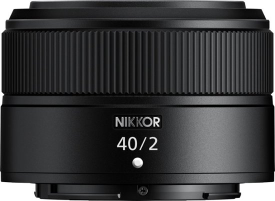Front Zoom. NIKKOR Z 40mm f/2 Standard Prime Lens for Nikon Z Cameras - Black.