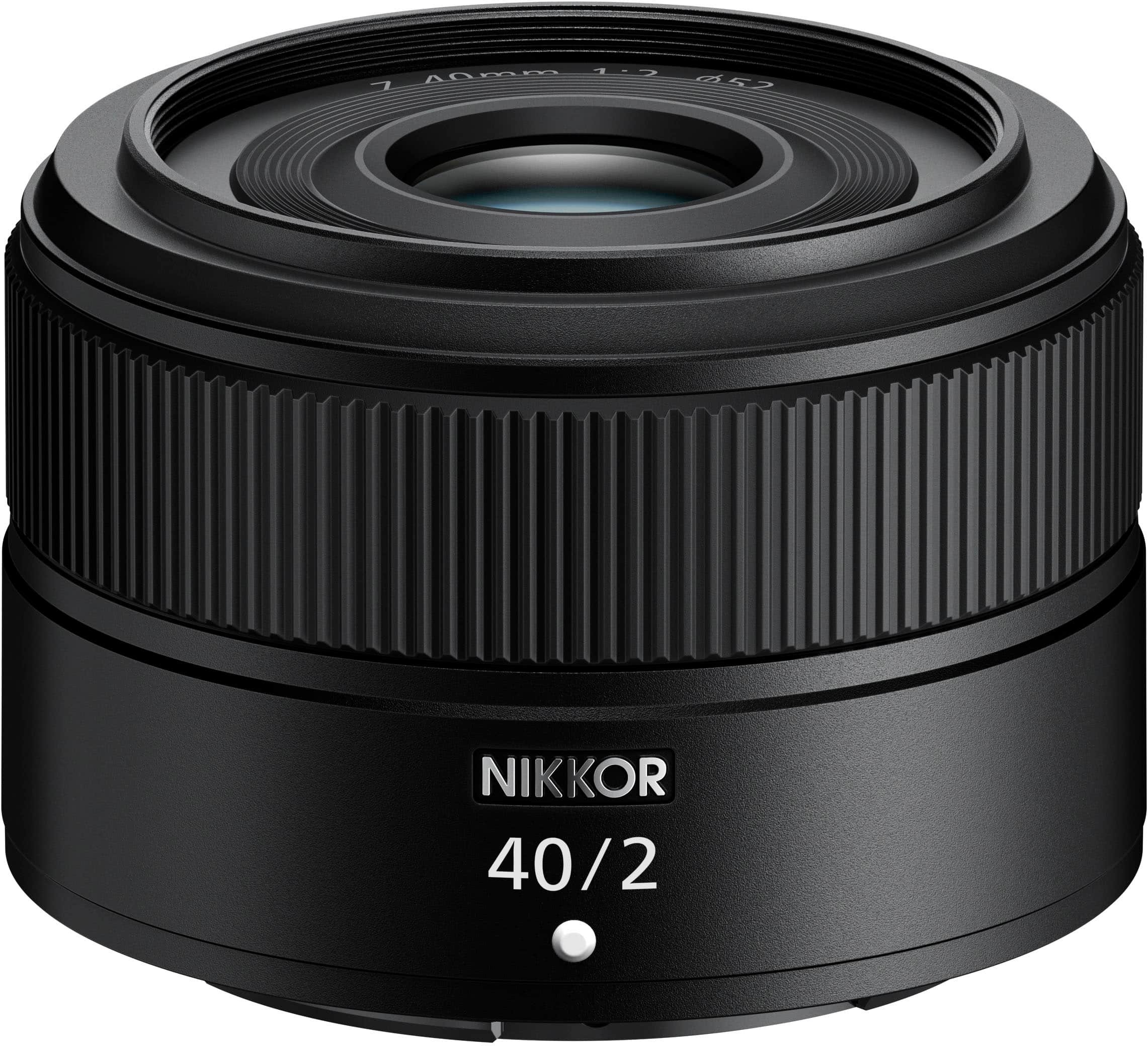 Alt View 1. Nikon - NIKKOR Z 40mm f/2 Standard Prime Lens for Nikon Z Cameras - Black.