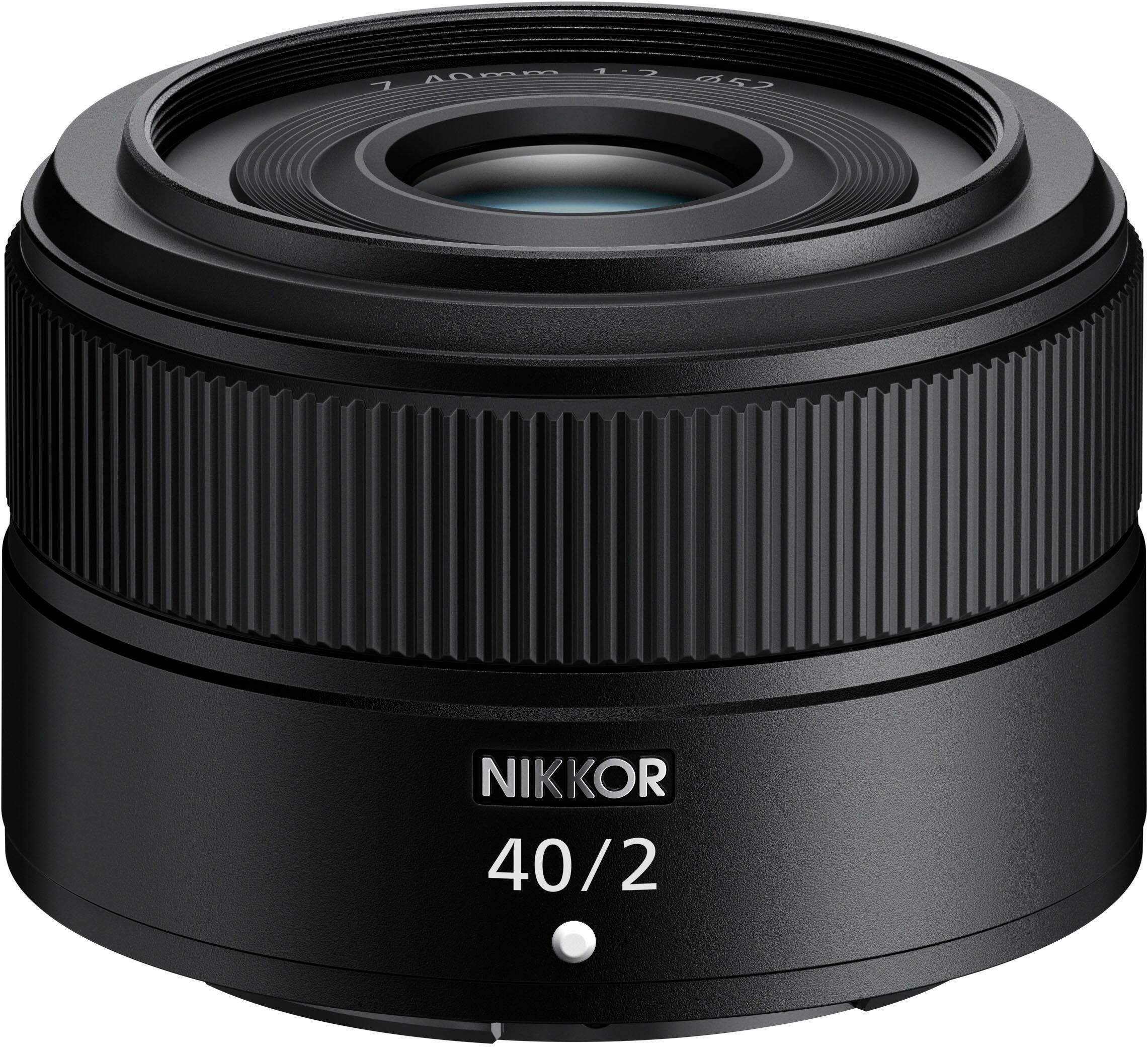 Alt View 1. Nikon - NIKKOR Z 40mm f/2 Standard Prime Lens for Nikon Z Cameras - Black.
