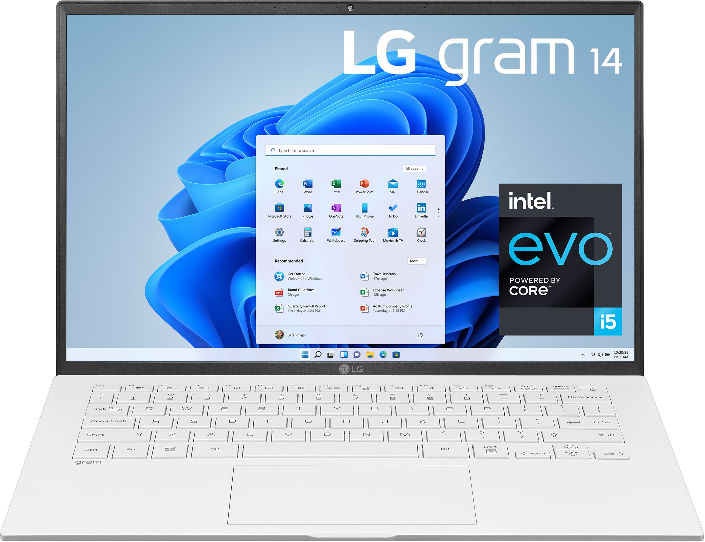 LG gram 14” WUXGA IPS Laptop Intel Evo Platform 11th  - Best Buy