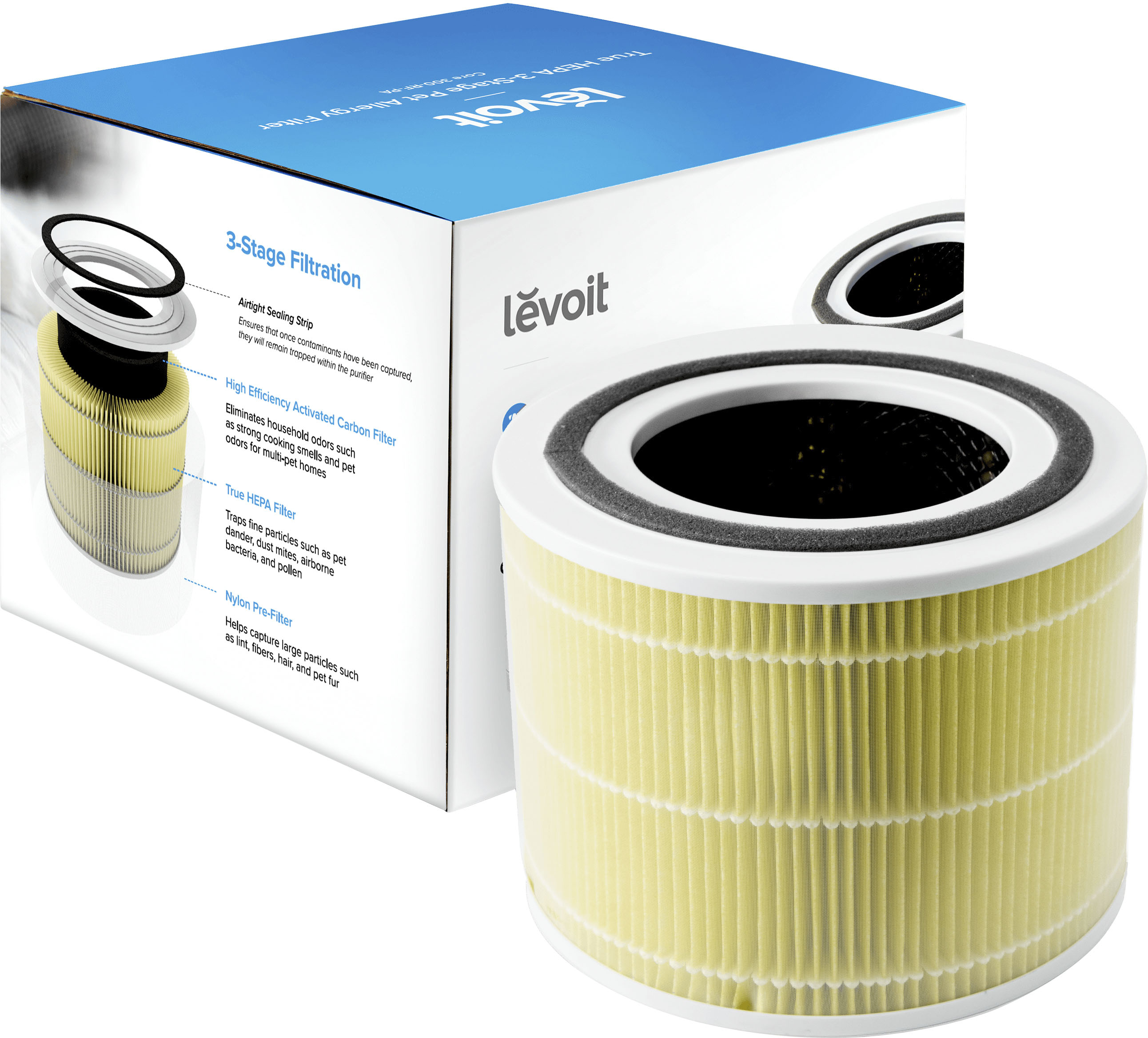 Levoit Core® 300 4-Stage Smoke Remover Replacement Filter