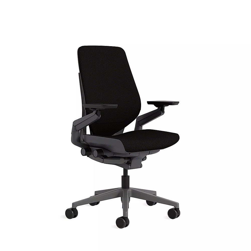 Angle View: Steelcase - Gesture Shell Back Office Chair - Onyx