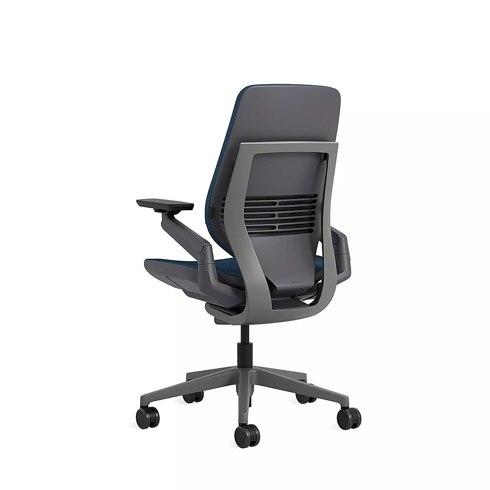  Steelcase Gesture Office Chair - Era Cobalt Fabric, Low Seat  Height, Shell Back, Light on Light Frame, and Hard Floor Casters : Home &  Kitchen