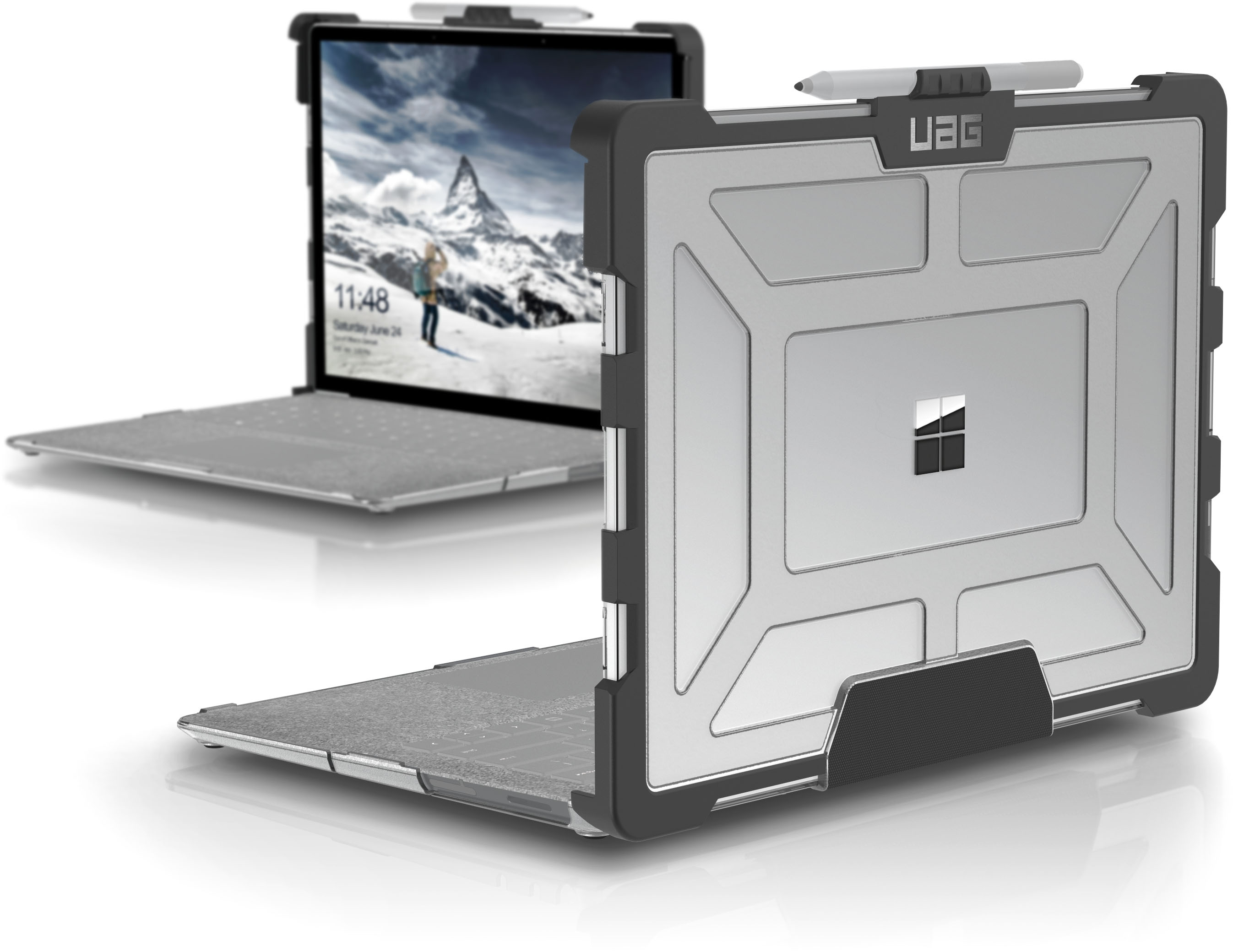 UAG - Microsoft Surface 4 Case Plasma - Clear