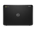 Alt View Zoom 3. Dell - Chromebook 11 3000 11.6" Chromebook - Intel Celeron - 4 GB Memory - 16 GB eMMC - Black.