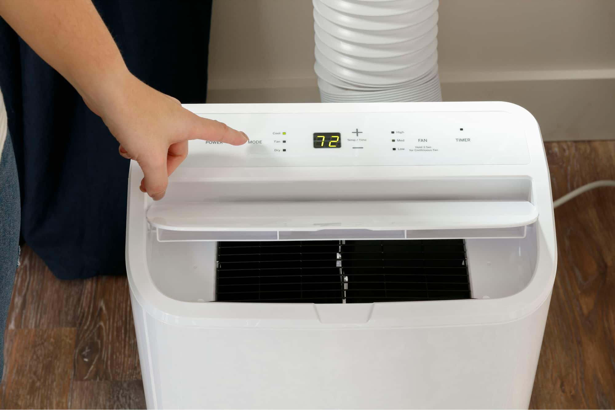 Save on GE – 350 Sq. Ft. 10,000 BTU Portable Air Conditioner with Remote – White @ BestBuy Save on GE – 350 Sq. Ft. 10,000 BTU Portable Air Conditioner with Remote – White @ BestBuy