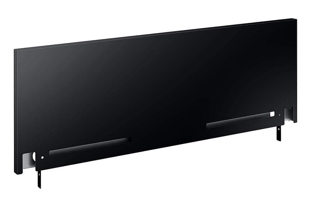 Front. Samsung - 9” Backguard for 30” Slide in Range - Black.
