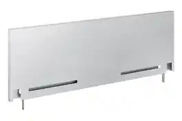 Samsung - 9” Backguard for 30” Slide in Range - Stainless Steel