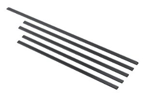 Samsung - Trim kit for 30” Slide in Range - Black Stainless Steel - Front_Zoom