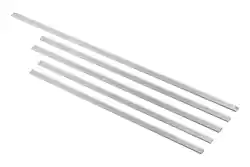 Samsung - Trim kit for 30” Slide in Range - Stainless Steel - Front_Zoom