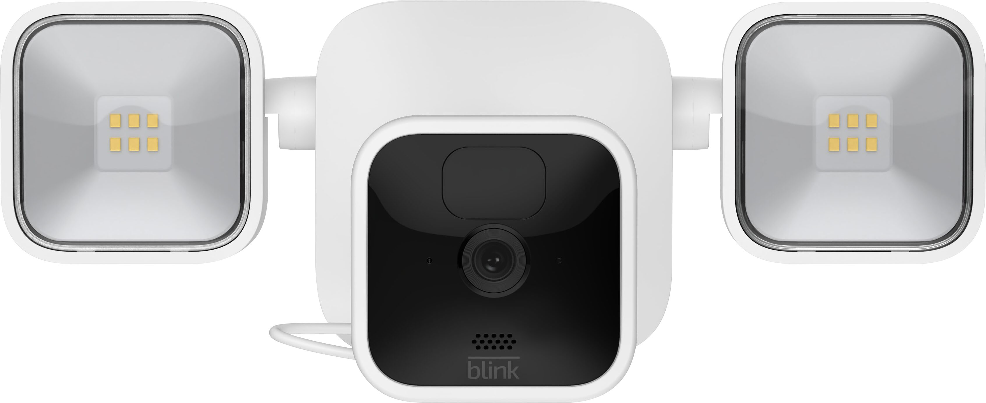 Blink - Outdoor Camera + Floodlight Kit - 1 Camera, wireless, HD floodlight mount and smart security camera - White