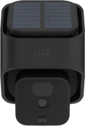 Blink - Add-On Outdoor Wireless 1080p Full HD Add-On Security Camera with Solar Panel Charging Mount - Black - Front_Zoom