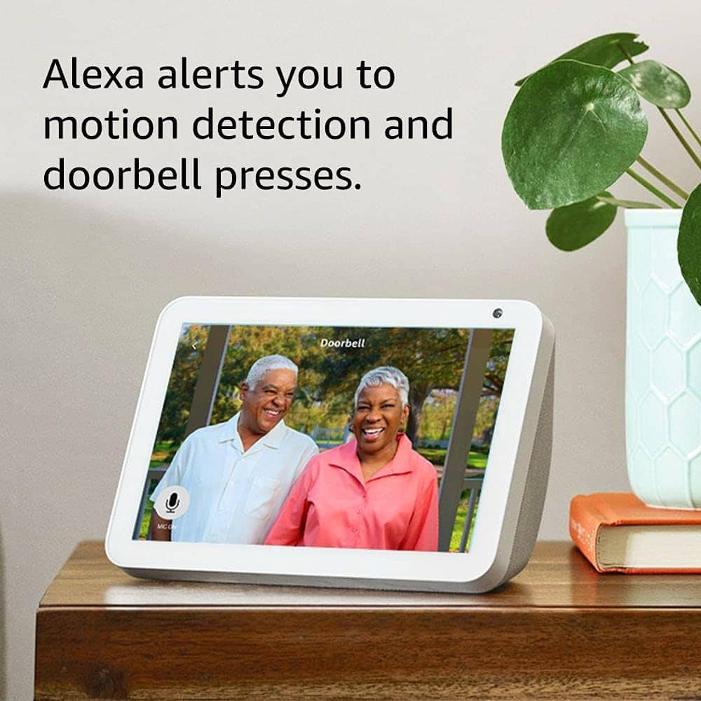 Alexa alerts you to motion detection and doorbell presses. Doorbell MCC.