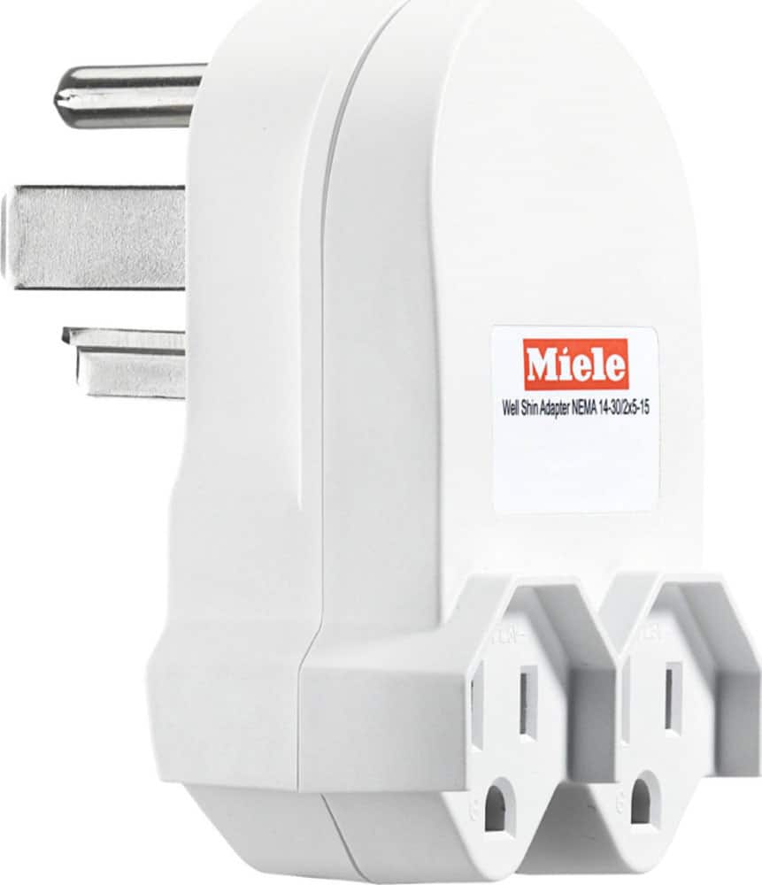 Front. Miele - NEMA 14-30 - White.
