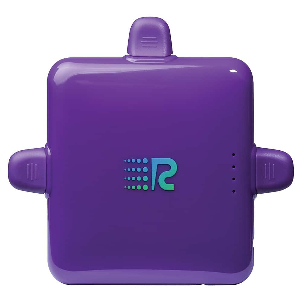 Front. RUSH CHARGE - Trident 3-in-1 Power Bank - Purple.
