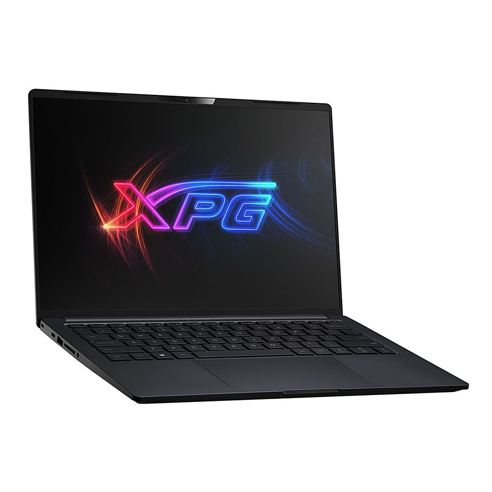 Angle View: ADATA - XPG Xenia 14 14" Ultrabook Intel i7-1165G7 Intel Iris Xe 512TB SSD,16GB 3200MHz DDR4, 1080p Full HD IPS Gaming Laptop - Black