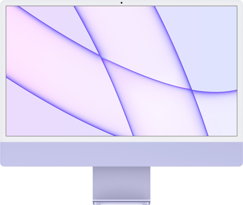 24" iMac® with Retina 4.5K display - Apple M1 - 8GB Memory - 256GB SSD - w/Touch ID (Latest Model) - Purple