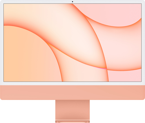 24" iMac® with Retina 4.5K display - Apple M1 - 8GB Memory - 256GB SSD - w/Touch ID (Latest Model) - Orange