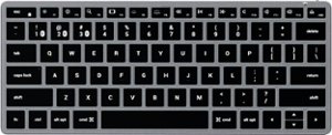 Satechi - Slim X1 TKL 60% Bluetooth Scissor Keyboard with Backlit Keys - Space Gray - Front_Zoom