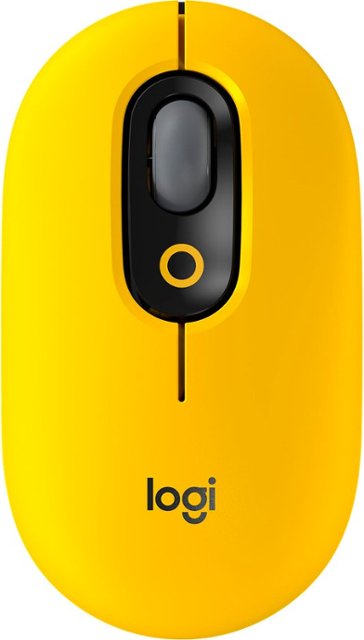 Logitech POP Mouse Bluetooth Optical Ambidextrous Mouse with Customizable  Emojis Blast Yellow 910-006543 - Best Buy