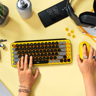 Logitech POP Keys Wireless Mechanical Tactile Switch Logitech POP Keys Wireless Mechanical Tactile Switch