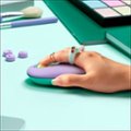 Alt View Zoom 13. Logitech - POP Mouse Bluetooth Optical Ambidextrous Mouse with Customizable Emojis - Daydream Purple (Mint).