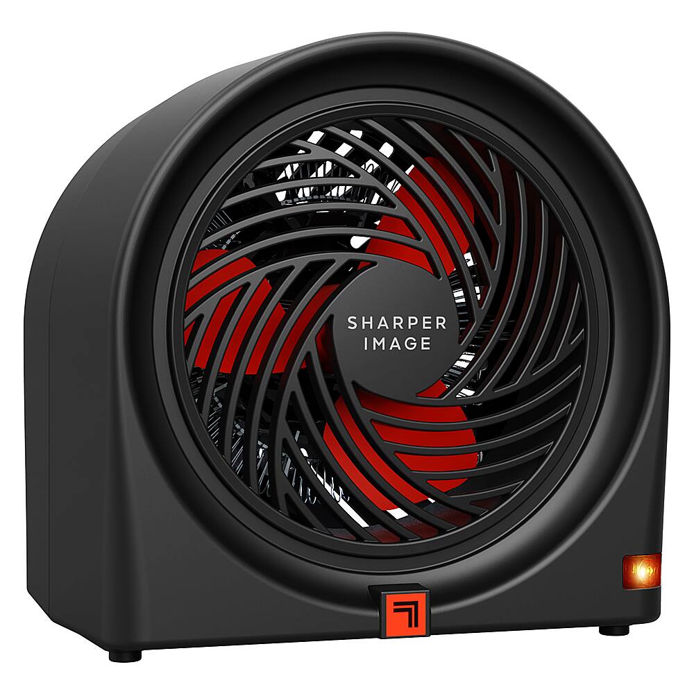 Angle View: Sharper Image - RADIUS 5H Personal Space Heater - Black