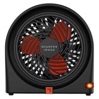 Sharper Image - RADIUS 5H Personal Space Heater - Black - Front_Zoom