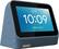 Alt View 16. Lenovo - Smart Clock (2nd Gen) 4" Smart Display with Google Assistant and Wireless Charging Dock - Abyss Blue.