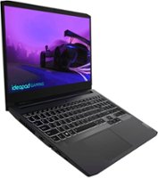 Lenovo - IdeaPad Gaming 3i 15" Laptop - Intel Core i5-11300H - NVIDIA GeForce GTX 1650 - 8GB Memory - 512GB SSD - Shadow Black - Angle_Zoom