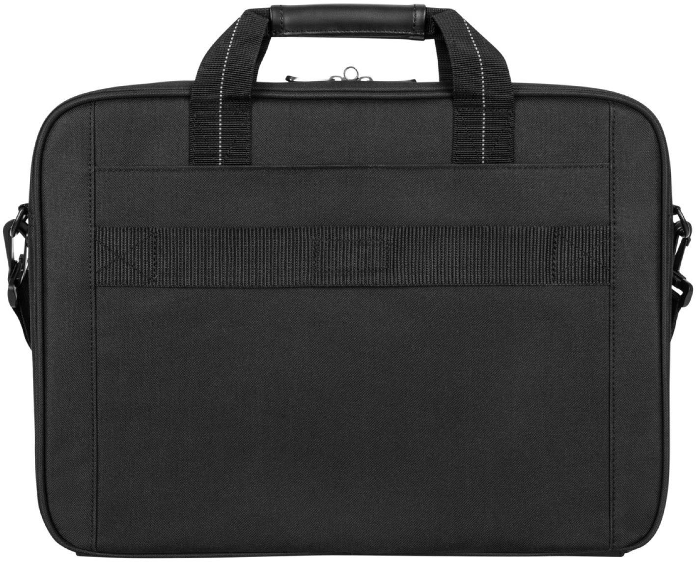 Back View: Solo New York - Notch Briefcase for 15.6" Laptop - Gray/Black