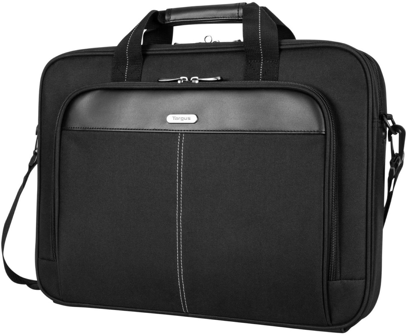 Targus Classic Slim Briefcase for 15.6 Laptops Black TCT027US - Best Buy