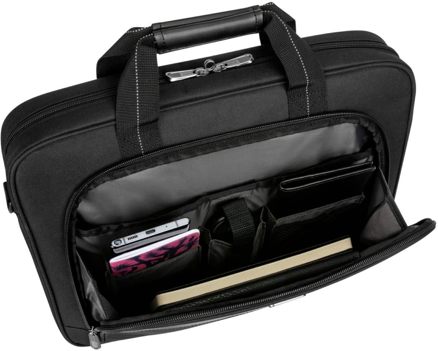 Alt View 12. Targus - Classic Slim Briefcase for 15.6 Laptops - Black.