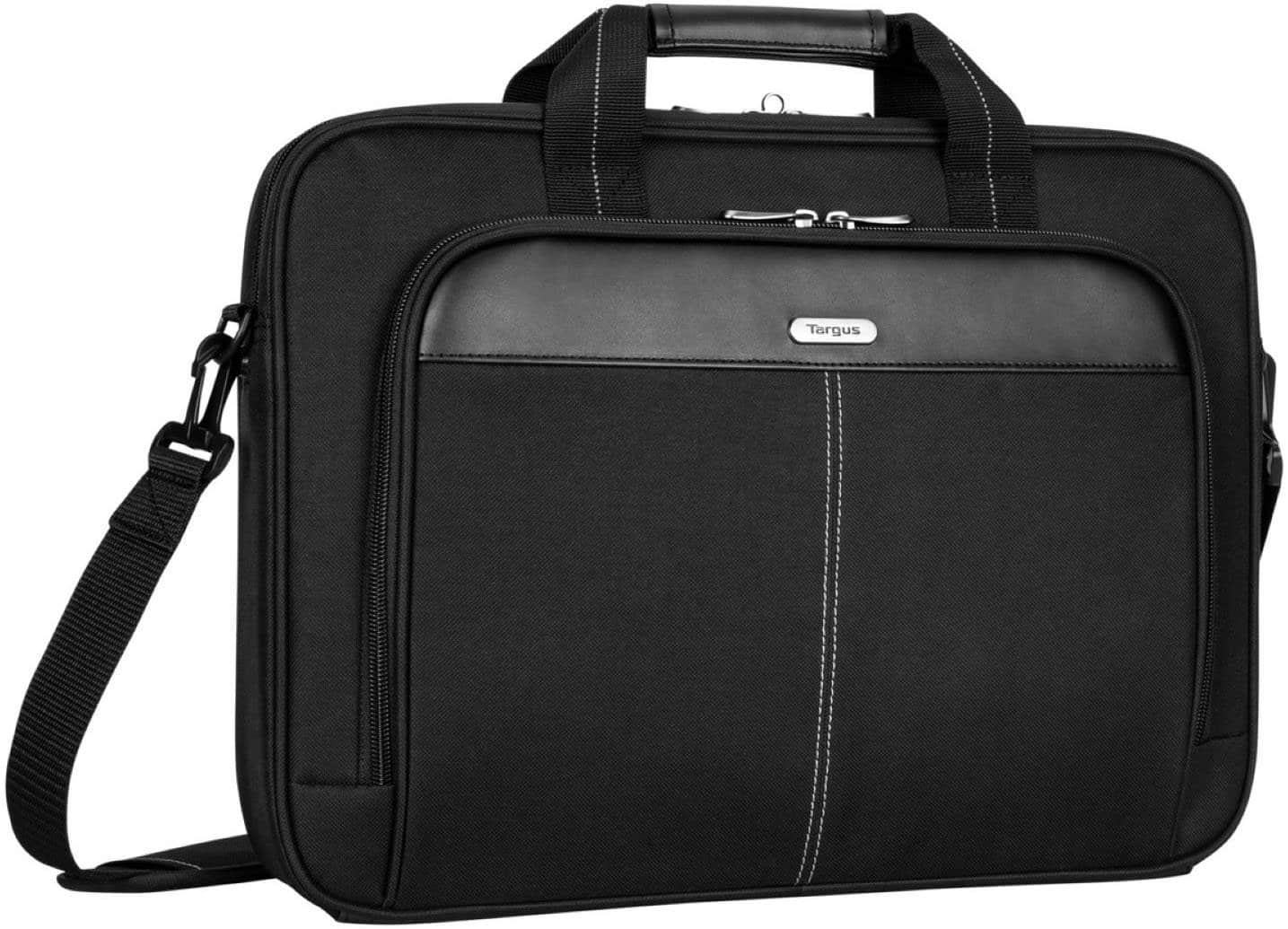 Alt View 1. Targus - Classic Slim Briefcase for 15.6 Laptops - Black.