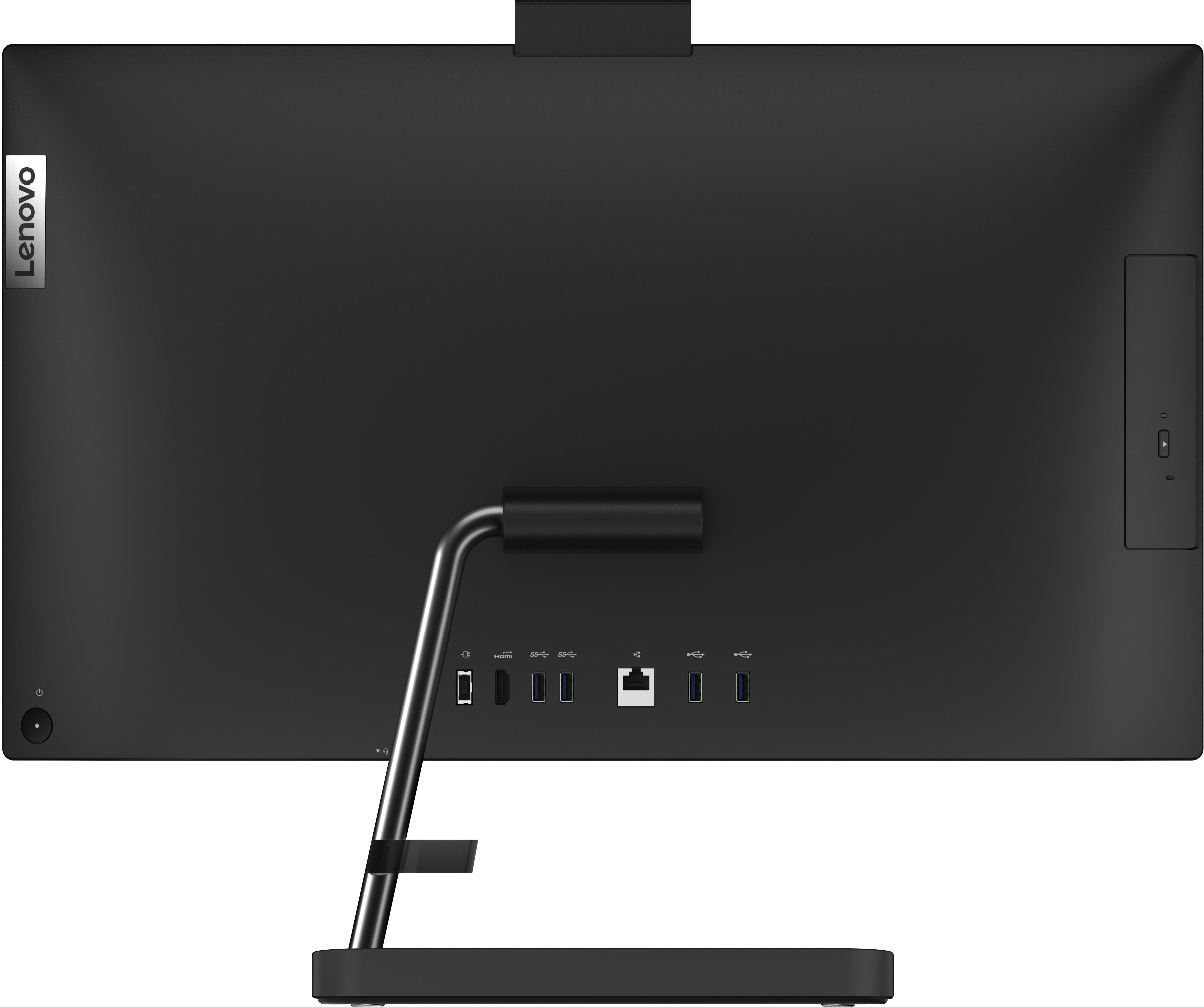 Back View: Acer - Aspire C24 - 23.8” FHD IPS All-In-One Desktop - Intel Core i3-1115G4 - 8GB DDR4 - 512GB SSD