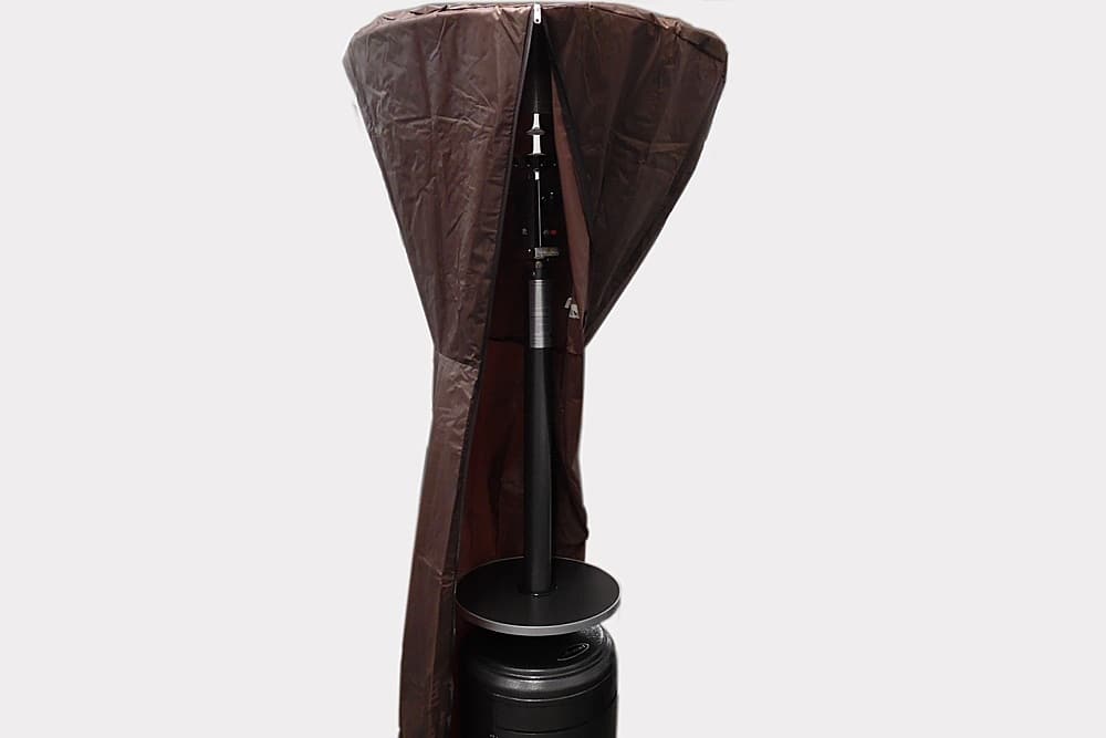 Best Buy AZ Patio Heaters Tall Patio Heater Cover Mocha HVDCVRM