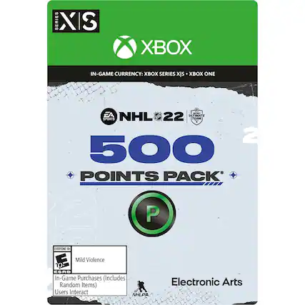 Front. Electronic Arts - NHL 22 Hockey Ultimate Team 500 Points.