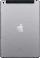 Apple - Geek Squad Certified Refurbished iPad 6th gen with Wi-Fi + Cellular - 32GB (Unlocked) - Space Gray - Back_Zoom